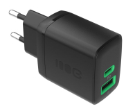 Green Cell PowerSource Duo30 30W USB-C USB-A Power Delivery czarny - 1528924 - zdjęcie 1